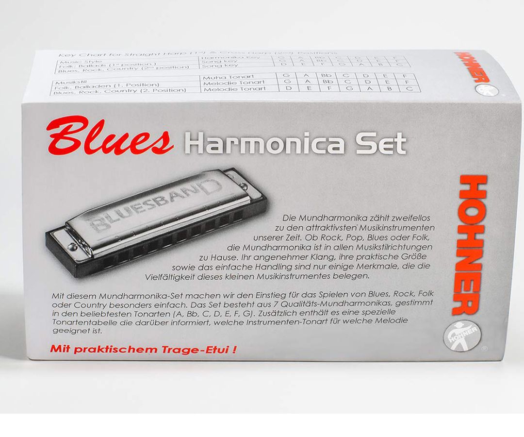 Hohner Blues Band 7 pcs. Munnspillsett 