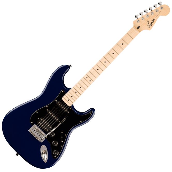 Hovedbilde Squier Sonic Stratocaster HSS, gripebrett i lønn, midnight blue