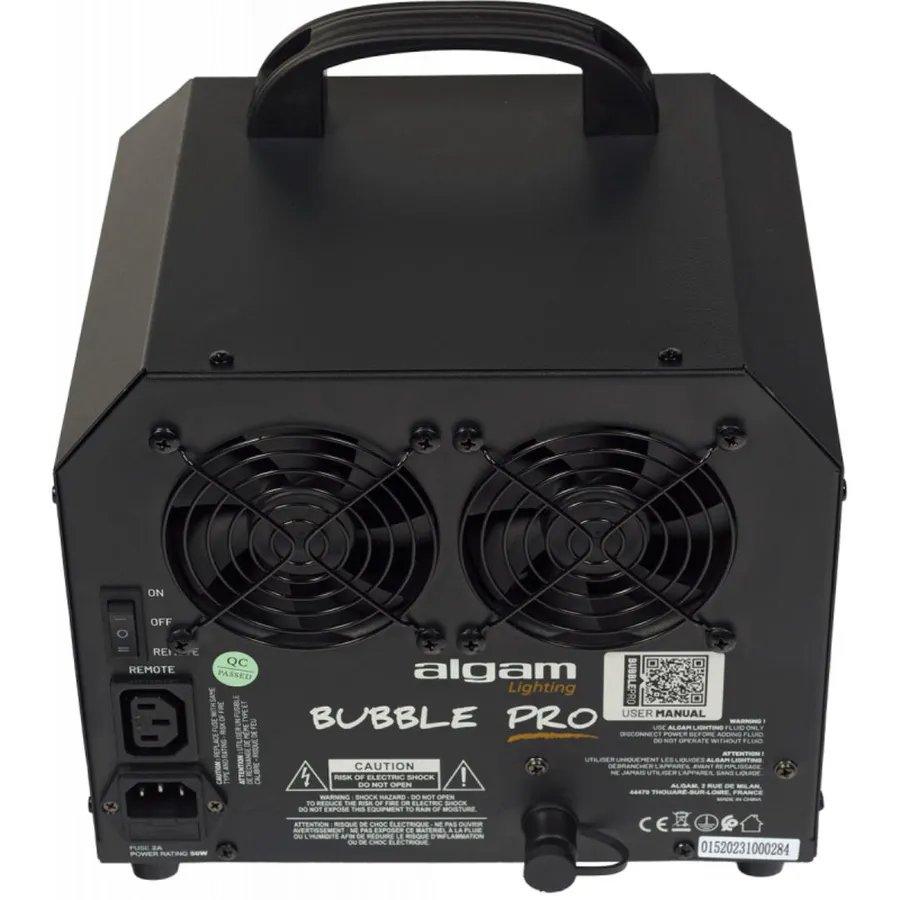 Algam Lighting Bubble Pro - såpeboblemaskin