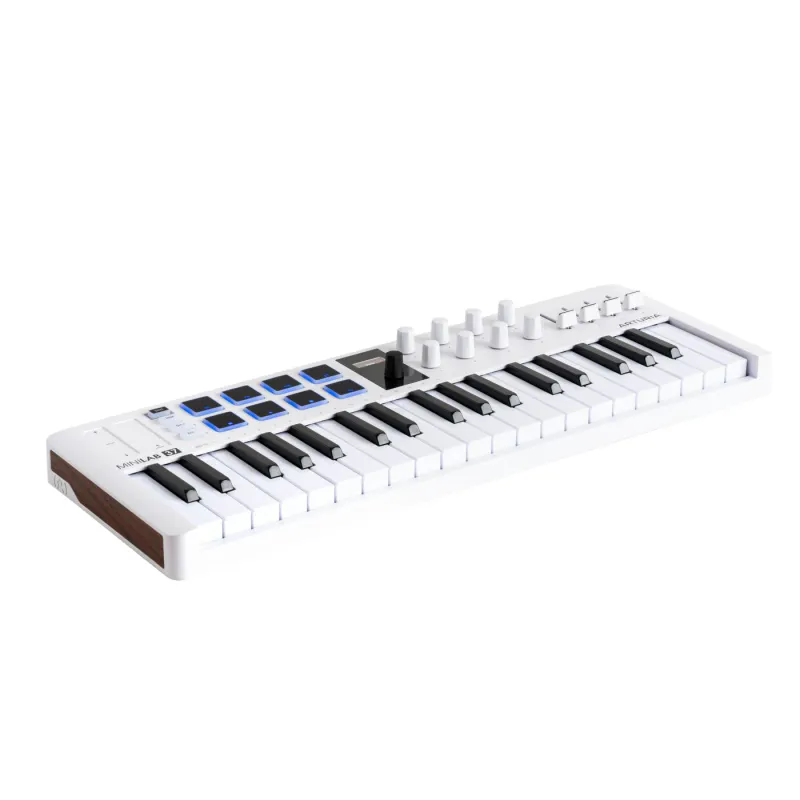 ARTURIA Minilab 37 USB / MIDI Controller Keyboard, Hvit