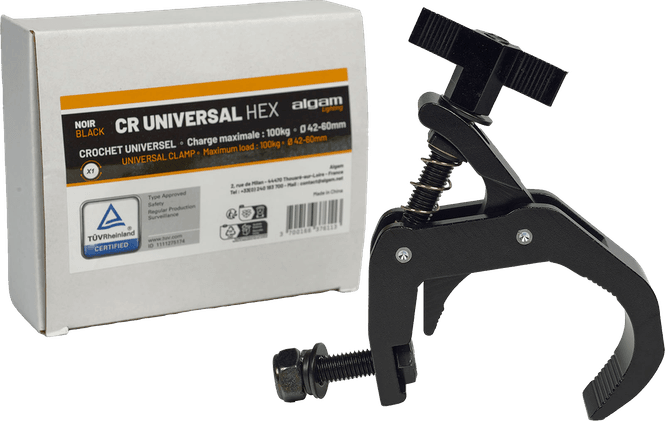 Hovedbilde Algam CR-UNIVERSAL-HEX clamp for 42-60mm rør, 100kg
