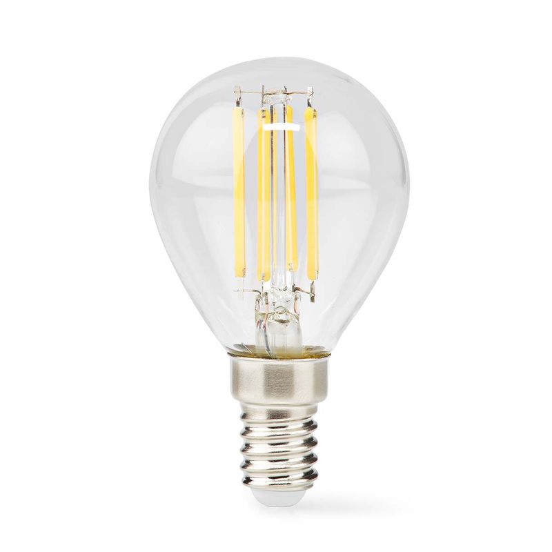 Nedis LED pære E14 - G45 | 4.5W | 470 lm | 2700 K | Dimbar | Varm Hvit