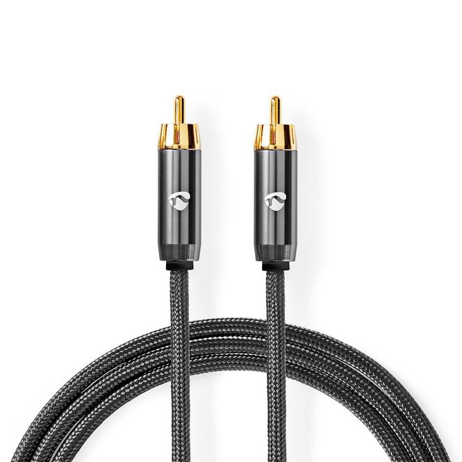 Hovedbilde Nedis Digital Audio Kabel, Gull belagt, RCA/RCA, 1M