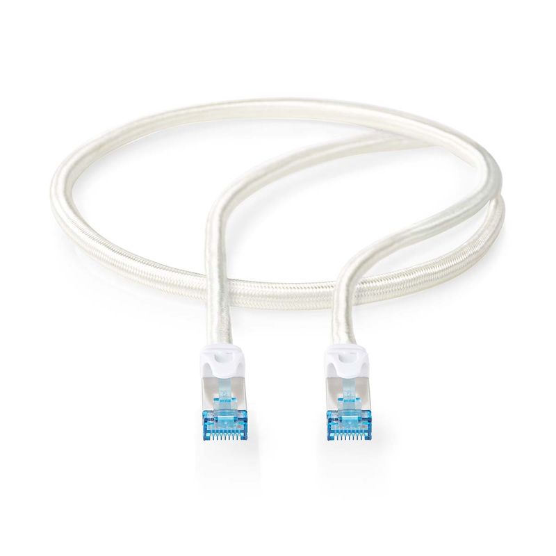 Nettverkskabel Cat6 S/FTP, 10 Gbps, Flettet / PVC, 0,5m, Profigold