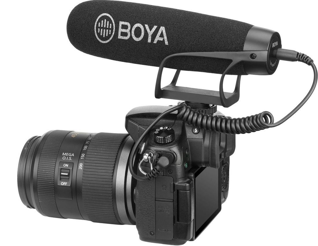 BOYA BY-BM2021 shotgun mikrofon for kamera og mobil
