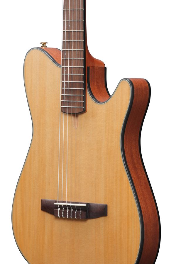Ibanez FRH10N-NTF Natural Flat, nylonstrengsgitar med elektronikk