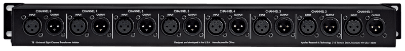 ART T8 - 8 Channel Transformer / Isolator