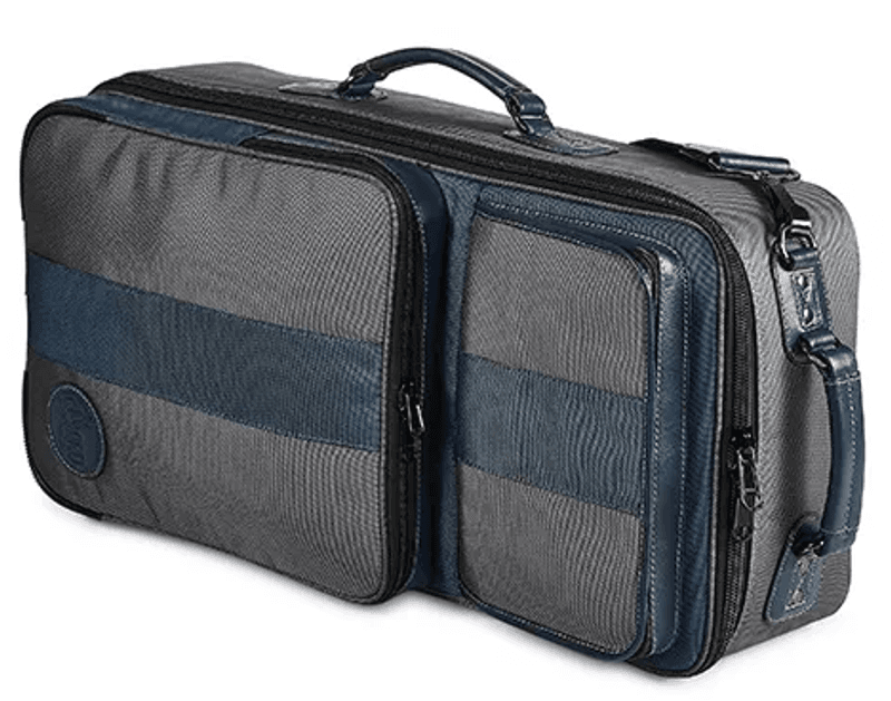 Gard Elite Trumpet Trippel 5-serien, Gigbag for 3 Trompeter / Kornetter, Grå/Blå
