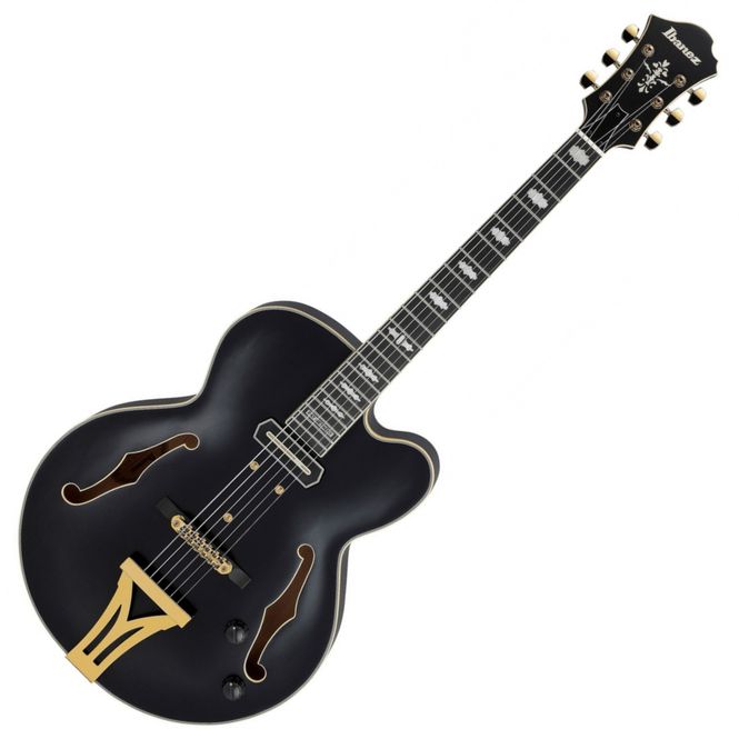 Hovedbilde Ibanez PM3C-BKL Pat Metheny Signatur med koffert, Black Low Gloss