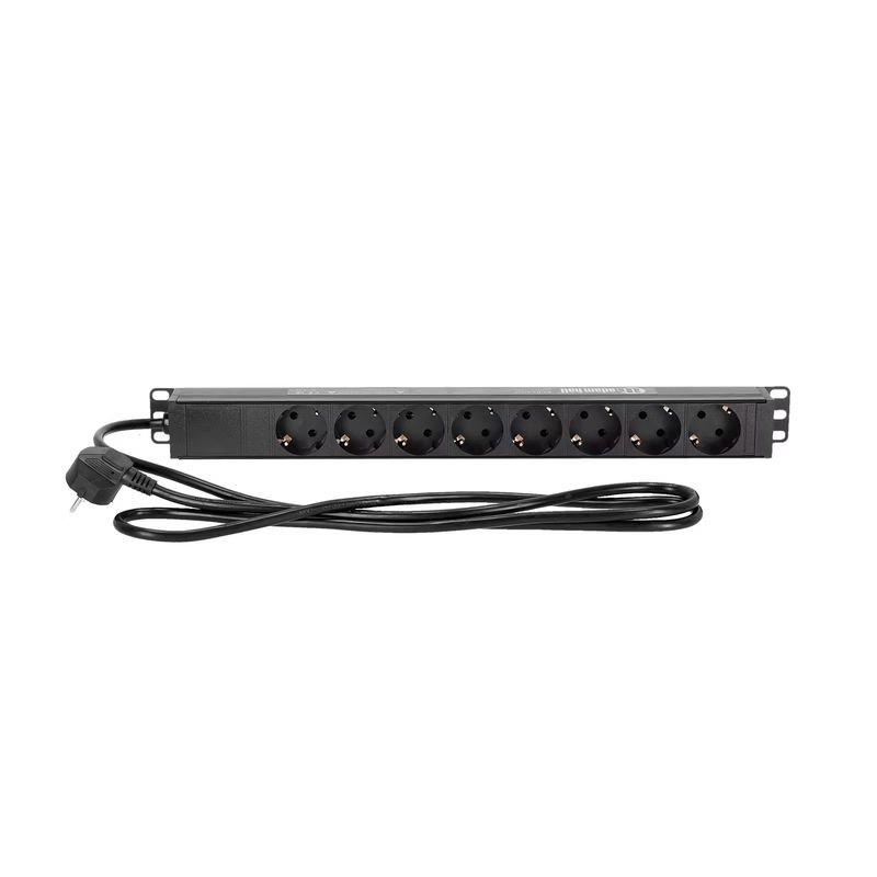 Adam Hall Rack PDU 8 – 8-veis Strømfordeler for rack u/bryter