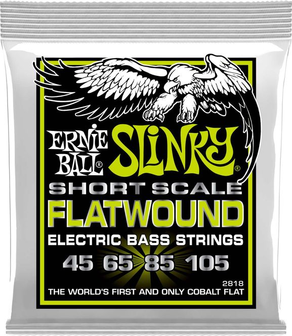 Hovedbilde Ernie Ball Slinky short scale flatwound 45-105