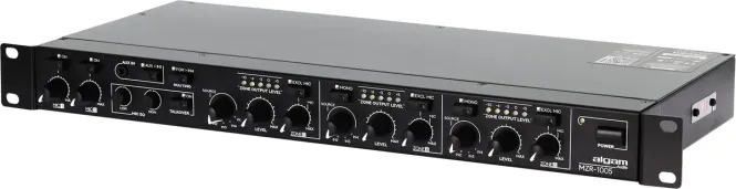 Hovedbilde Algam MZR-1005 – 7-kanals rack mikser med 3 soner